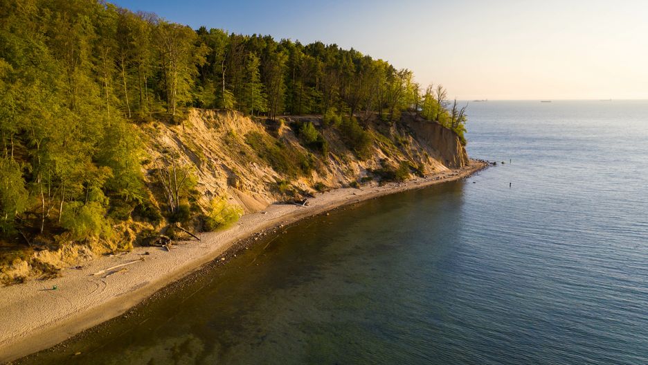 Klif to jedna z największych atrakcji Gdyni