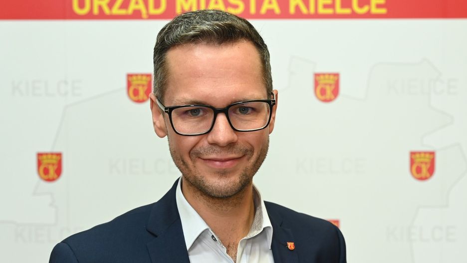 Na zdjęciu wiceprezydent Kielc, Tomasz Porębski