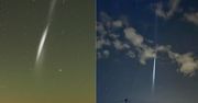 Pojawiła się na nocnym niebie. Czym była świetlista linia?