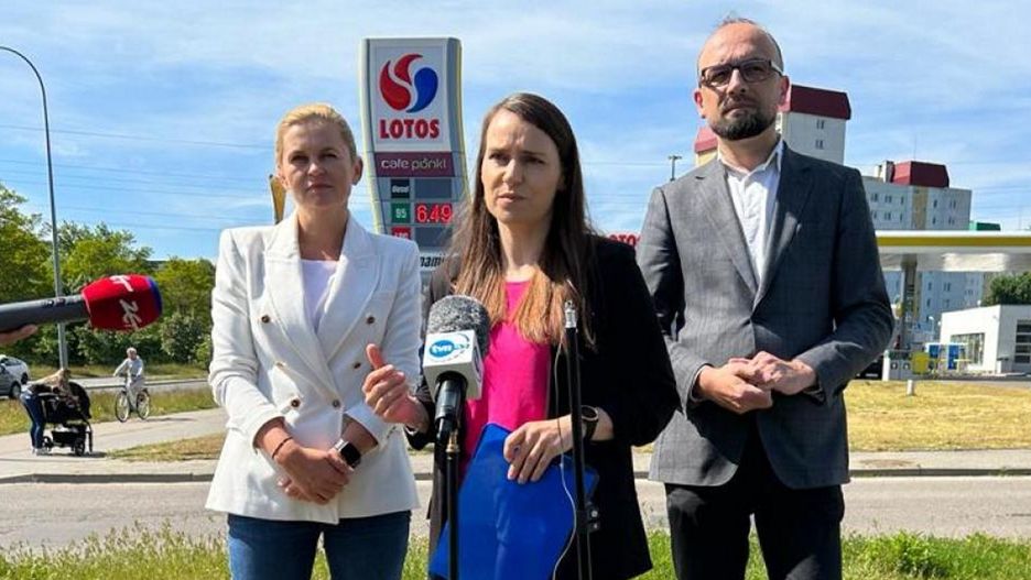 Podczas konferencji w Gdańsku Agnieszka Pomaska sprowadziła na ziemię wysłanniczkę TVP Info