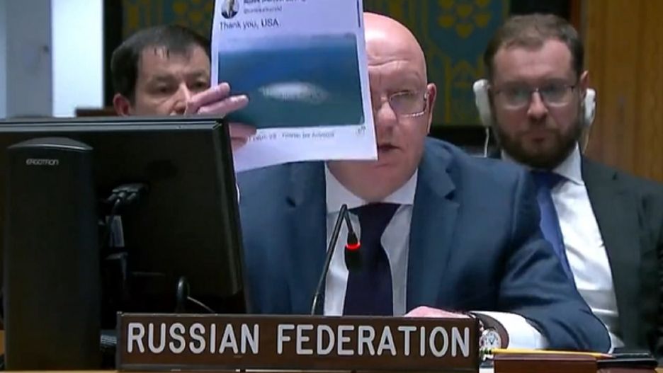 Wasilij Nebenzia, stały przedstawiciel Rosji przy ONZ