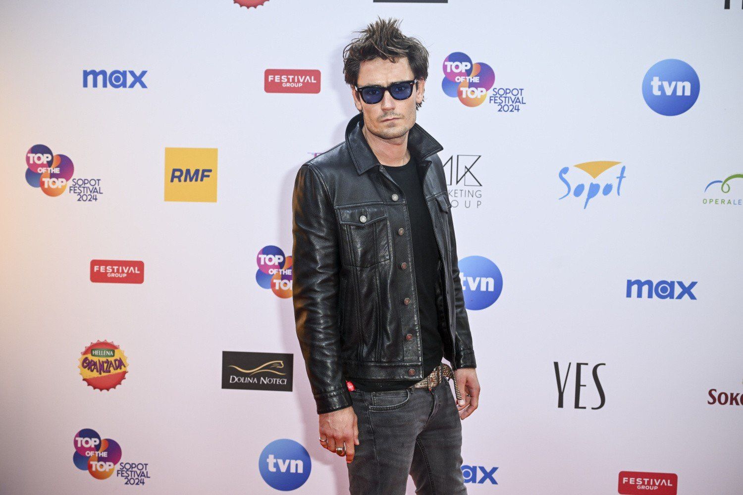 Bartosz Gelner, partner Magdaleny Cieleckiej, na TOP OF THE TOP Sopot Festival 2024