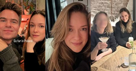 Alicja Bachleda-Curuś relacjonuje wizytę w Polsce: spotkanie z rodzinką, koktajle ze znajomymi, bankiet u Lubomirskiego... (ZDJĘCIA)