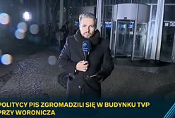 Transmitowali na żywo spod TVP. Nagle na ekranach pojawiło się zdjęcie
