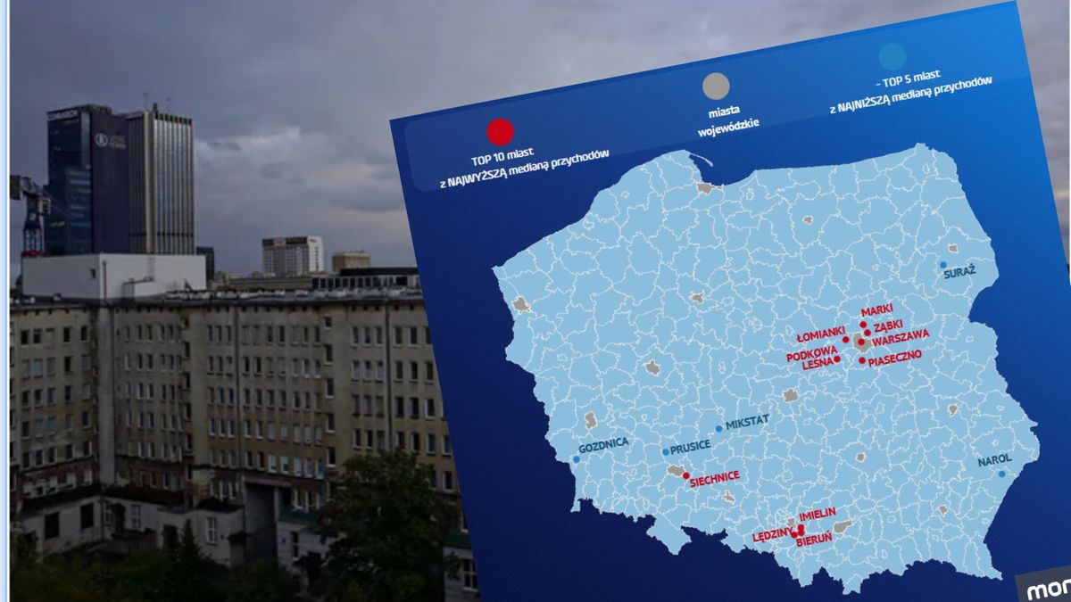 Mieszkańcy tych miast zarobią najwięcej. Tylko jedno miasto wojewódzkie znalazło się w rankingu.