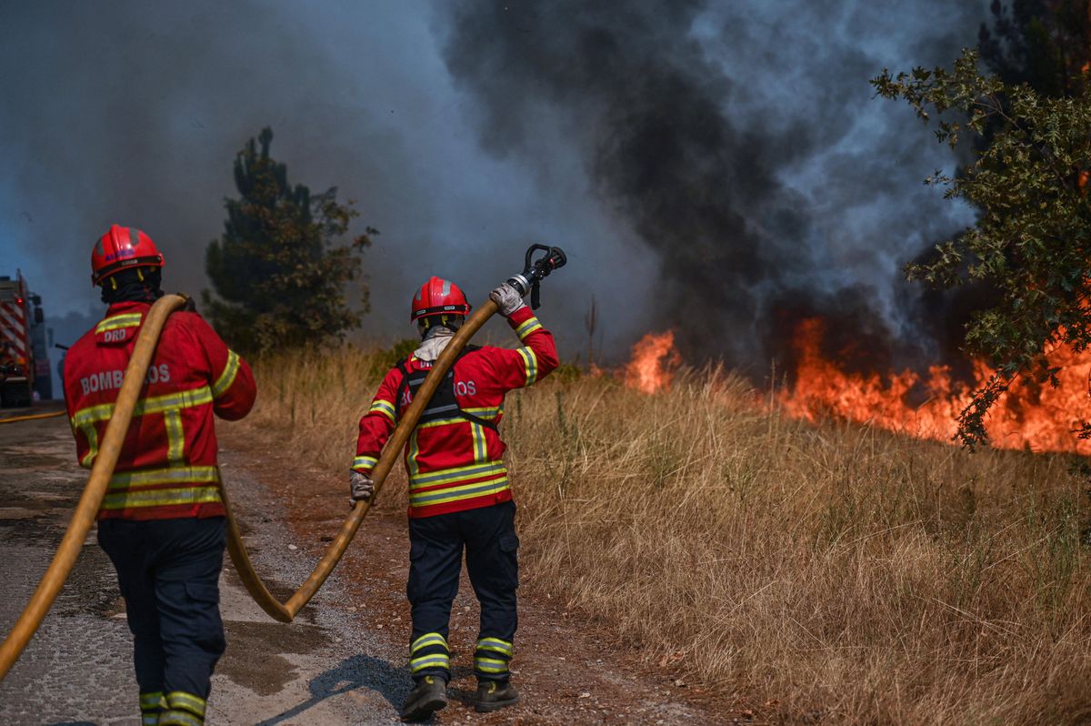 Pożar w Portugalii