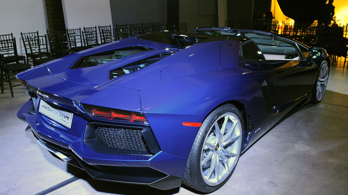 Zabawa Lamborghini zakończona pożarem 1