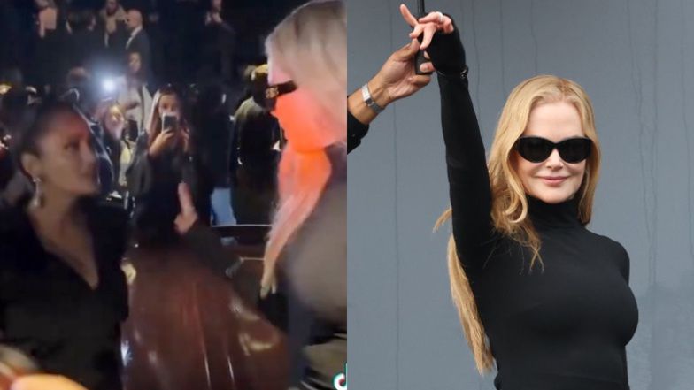 Nicole Kidman i Salma Hayek spięły się w Paryżu