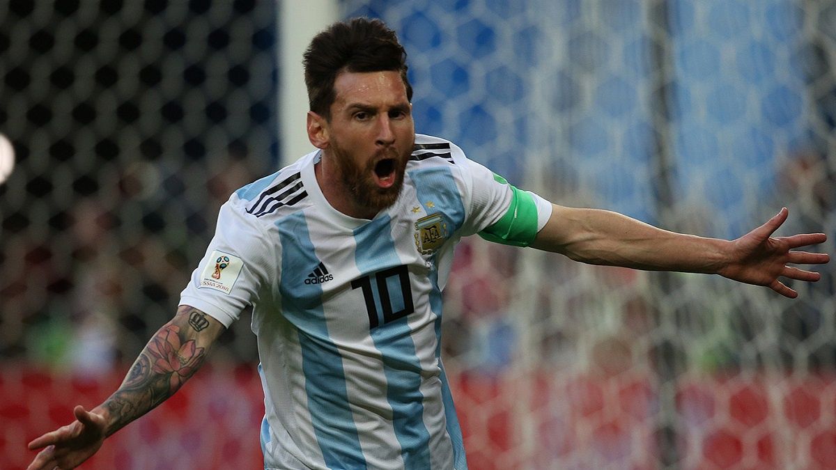 Lionel Messi w barwach reprezentacji Argentyny