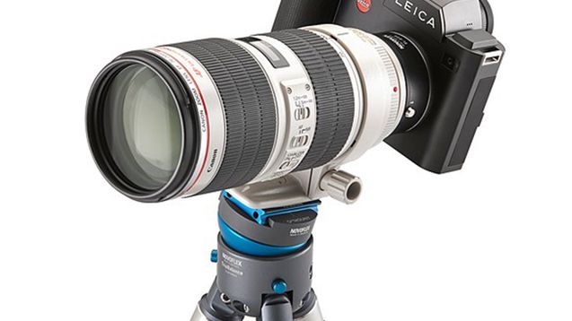 Adapter Novoflex SL-EOS daje możliwość podłączenie obiektywów Canona do Leiki SL 1