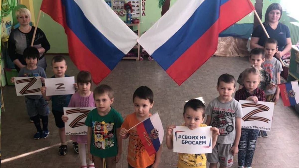 Rosyjskich dzieci propaganda dotyka od najmłodszych lat 