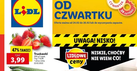 Lidl gazetka od 24.02. Jakie promocje w Lidlu od czwartku 24 lutego?