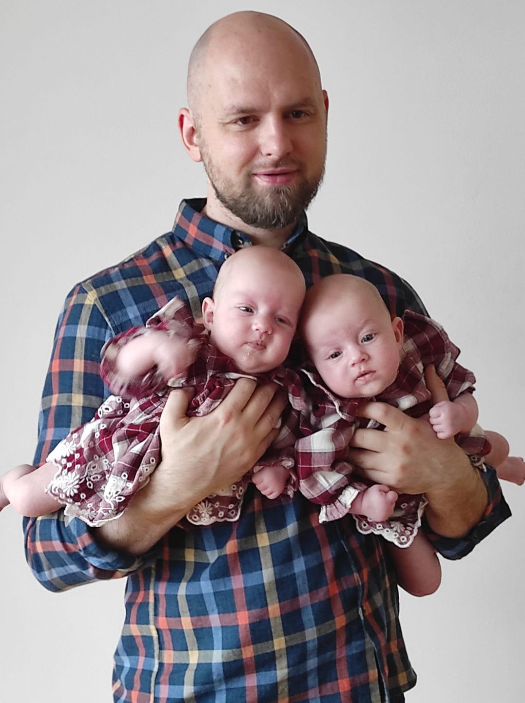 Marek z Adą i Kirą. 