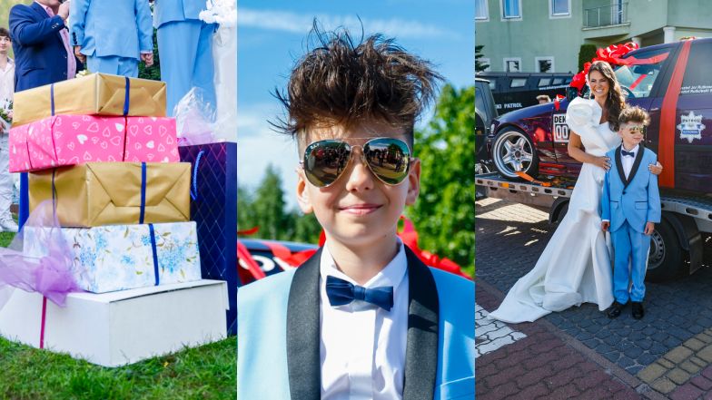 Komunijne prezenty Krzysztofa Rutkowskiego juniora