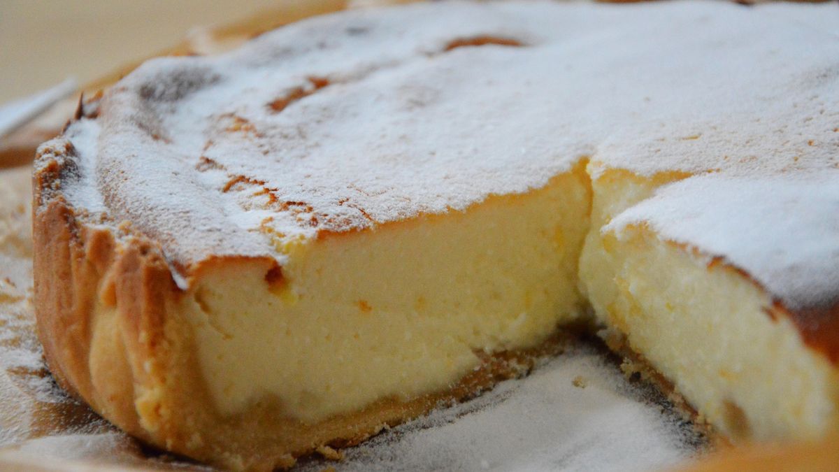 Sernik z trzech składników. 