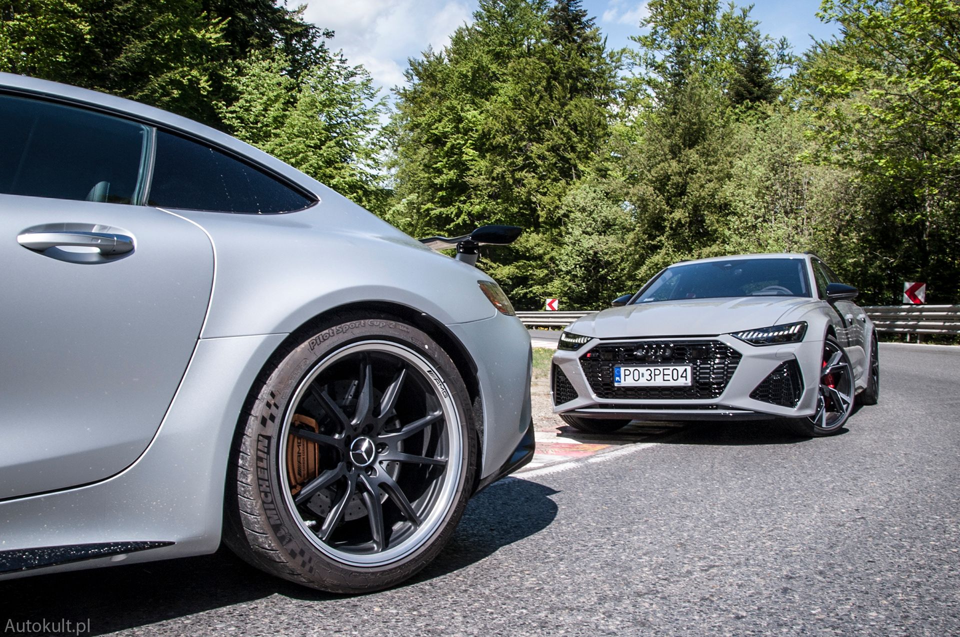 Mercedes-AMG GT R vs Audi RS 6 Avant (2020) (fot. Mateusz Żuchowski)