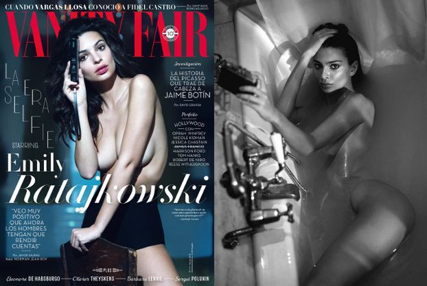 Emily Ratajkowski NAGO w sesji dla "Vanity Fair"