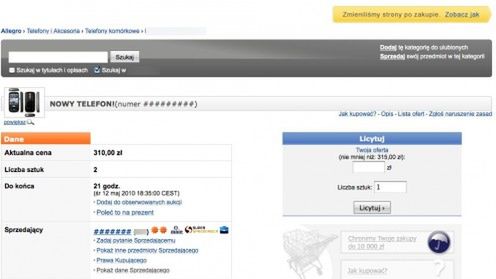 Jakich błędów unikać wystawiając przedmiot na Allegro? 1