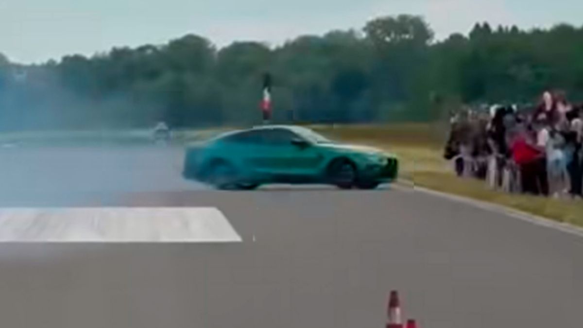  27-letni kierowca bmw wjechał w tłum ludzi