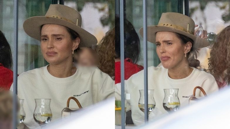 Marina ucztuje w restauracji z Liamem i pudelkiem