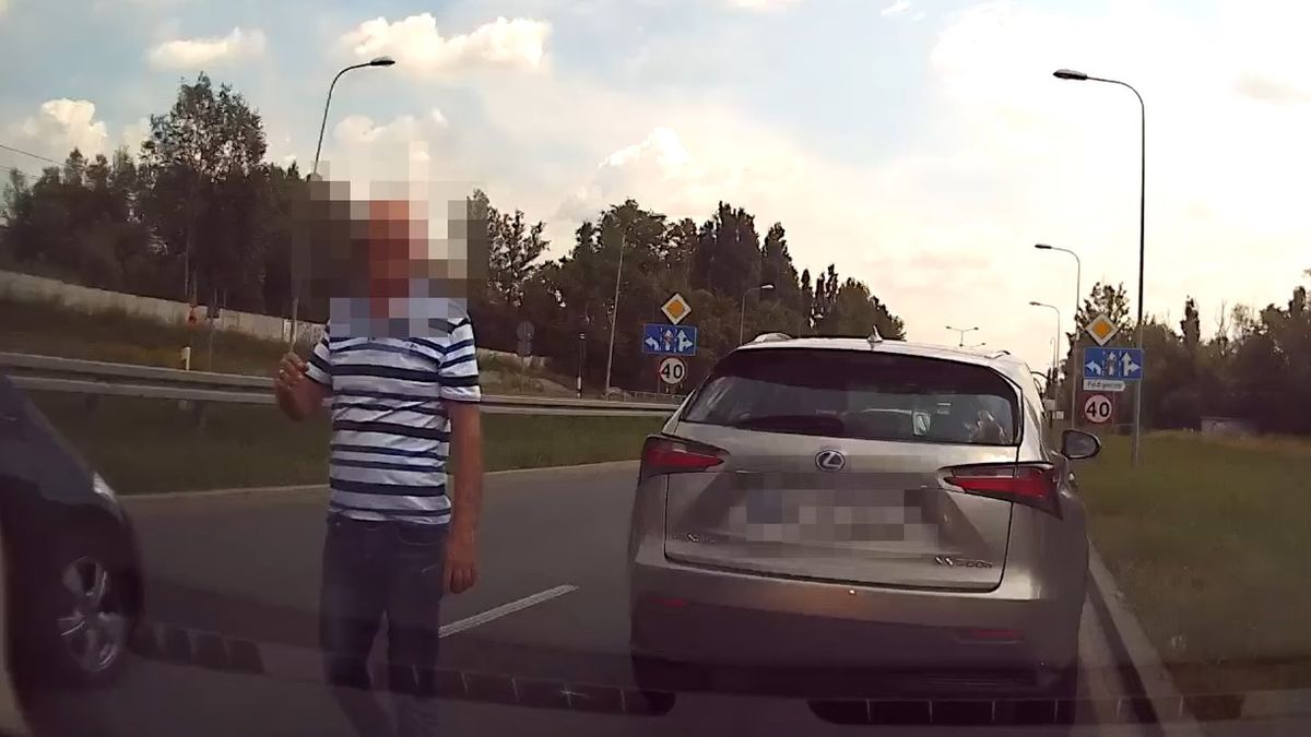 Pan z Lexusa nie miał pierwszeństwa