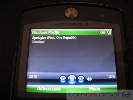 Cellna recenzja: MOTOROLA Q9h 8