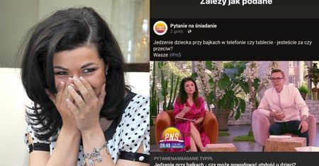 Wpadka w "Pytaniu na Śniadanie". Na Facebooku śniadaniówki zapytano o... JEDZENIE DZIECKA przy bajkach