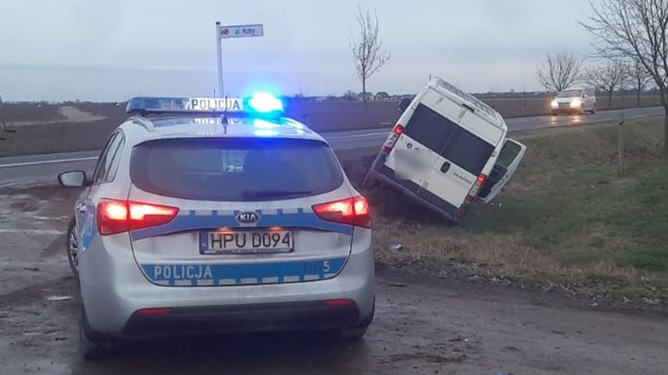 Zdjęcie z miejsca zdarzenia