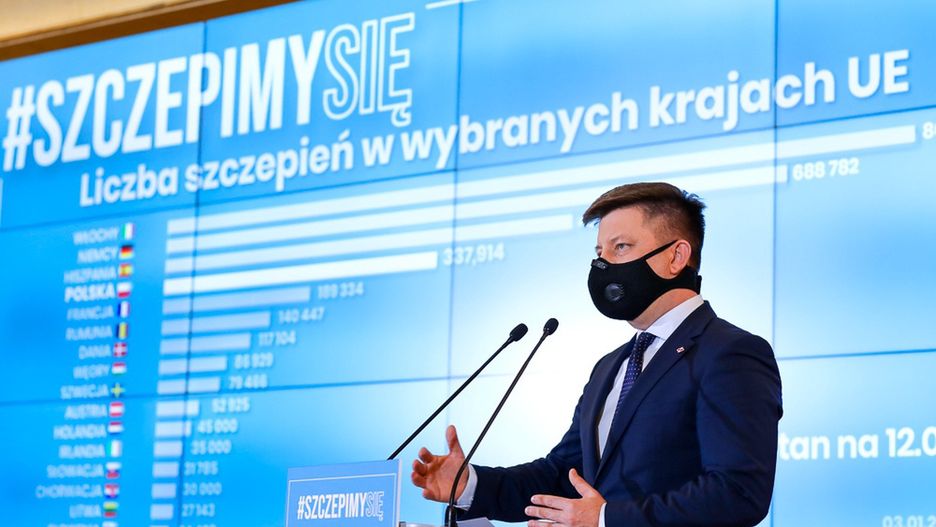 Koronawirus w Polsce. Michał Dworczyk tłumaczy różnicę między galeriami i restauracjami