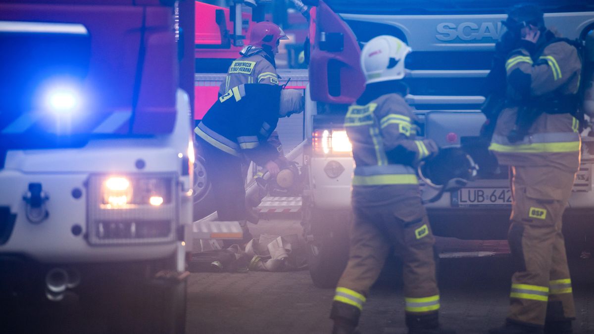 stra� po�arna
Lublin, 07.02.2024. Stra�acy podczas akcji gaszenia po�aru magazynu meblowego przy ulicy ��czy�skiej w Lublinie, 7 bm. Zg�oszenie o po�arze magazynu meblowego stra�acy otrzymali przed godz. 2.00. Po�ar gasi oko�o 50 stra�ak�w. Nie ma os�b poszkodowanych. Hala zosta�a ca�kowicie zniszczona. (wj/ibor) PAP/Wojtek Jargi�o
Wojtek Jargi�o
akcja, akcja po�arowa, funkcjonariusz stra�y, funkcjonariusze stra�y, gaszenie, magazyn meblowy, pojazd po�arniczy, po�ar, po�arnej, samoch�d po�arniczy, samoch�d stra�acki, stra�, stra� po�arna, stra�acy, stra�ak, w�� po�arniczy, w�z stra�acki, dym, zadymienie