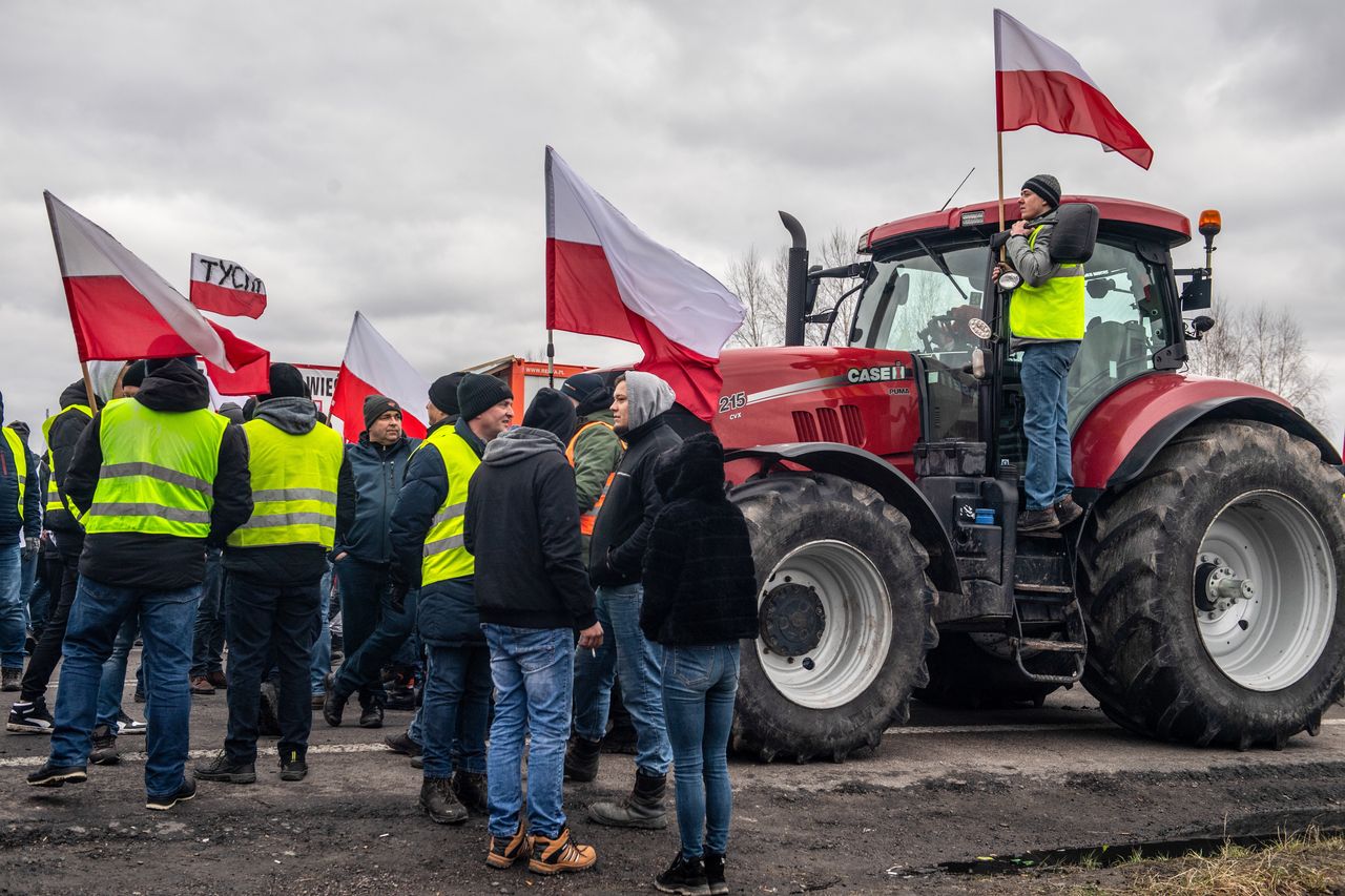Protest rolników PAP/Wojtek Jargiło