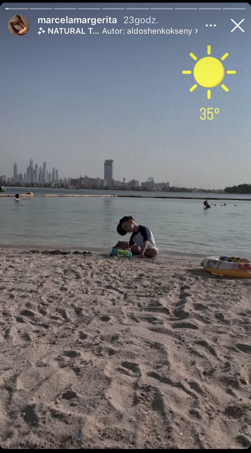 Marcela Leszczak w Dubaju