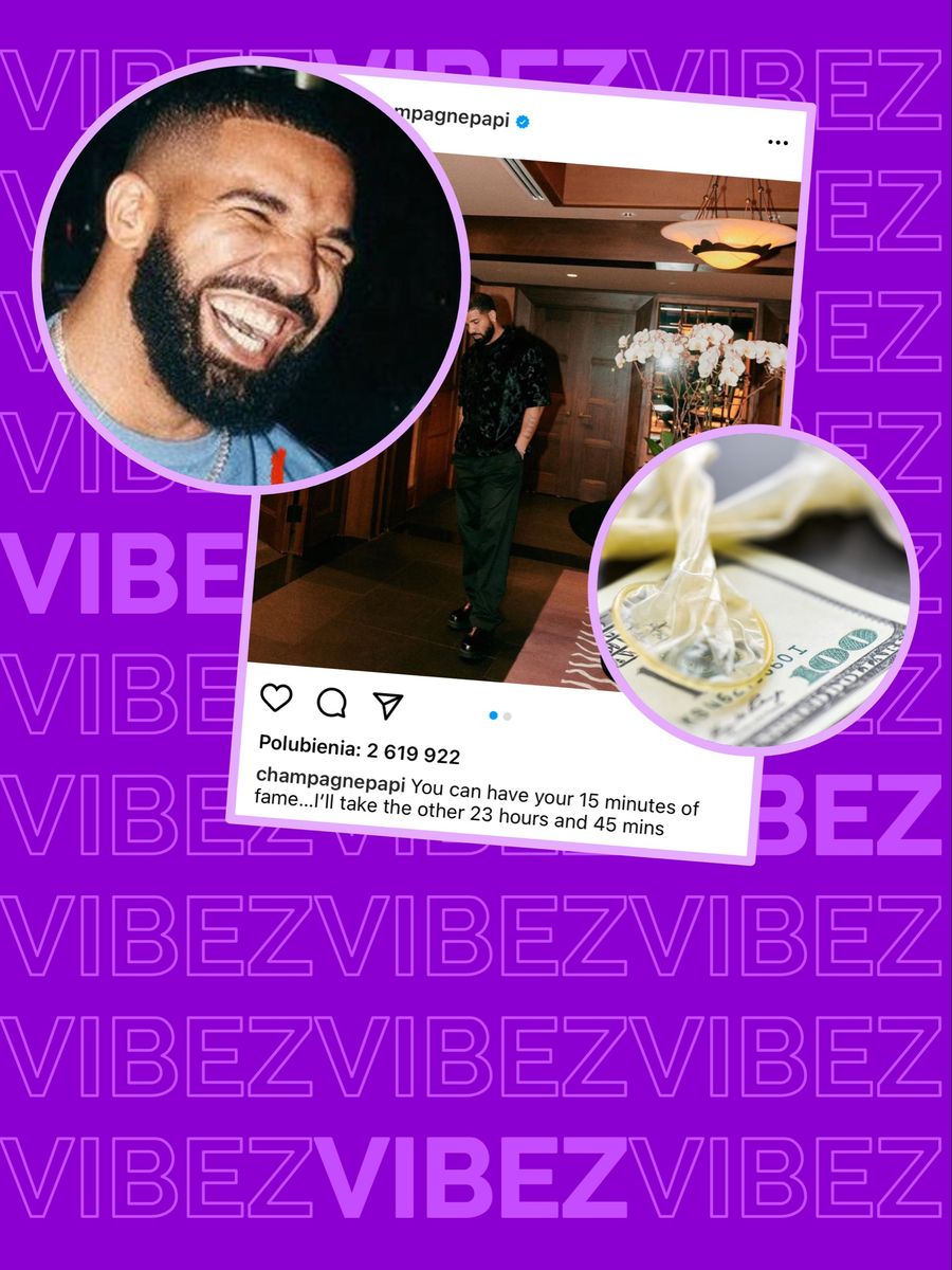 Drake miał zalać zużytą prezerwatywę ostrym sostem, aby... nie powstała z tego żadna ciąża :O