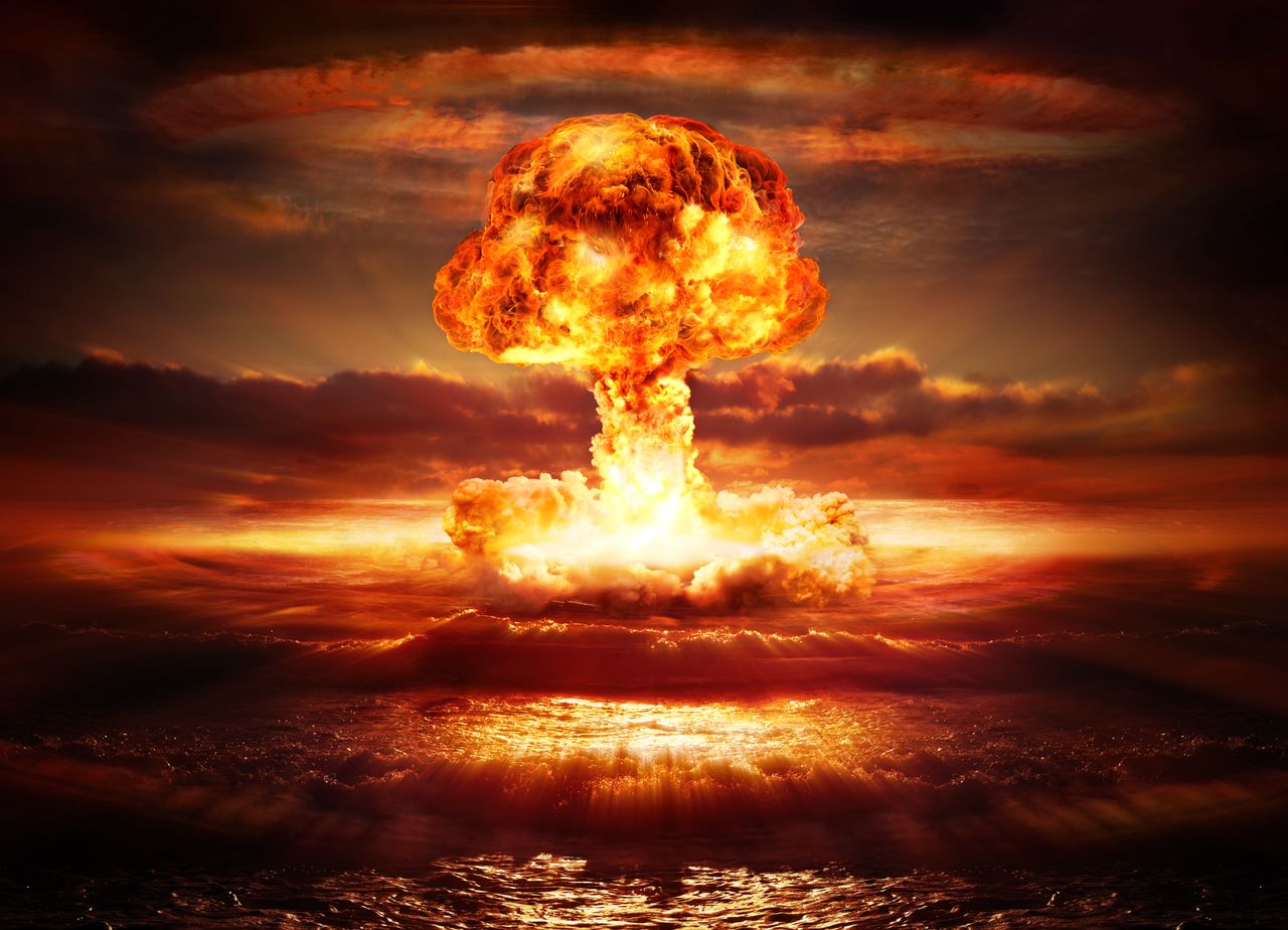 Nuclear explosion.