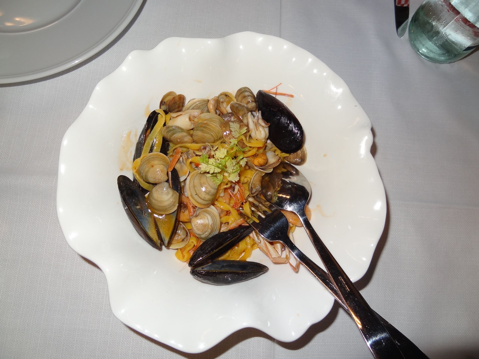 Tagliolini z owocami morza 