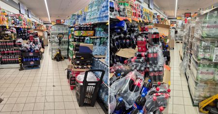 Pokazali zdjęcia z Biedronki. Portal pożarniczy bije na alarm