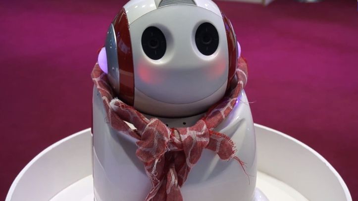 Robot-opiekun, który przedrzeźnia osoby nie znające japońskiego 1