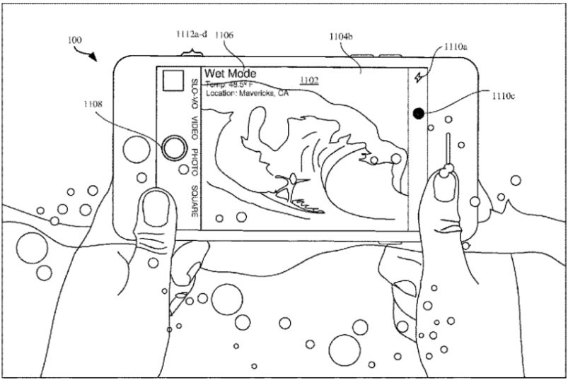 Patent złożony w urzędzie przedstawia działanie "trybu mokrego".