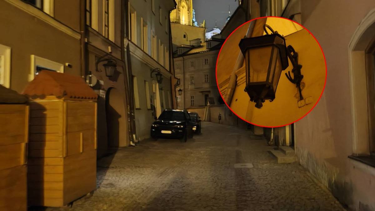 Awaria oświetlenia ulicznego na Starym Mieście w Lublinie