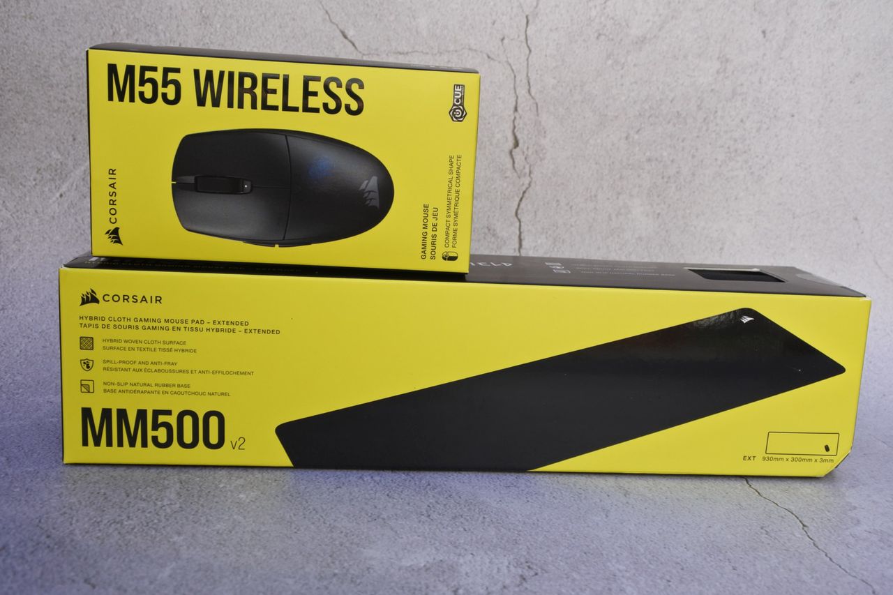 Corsair M55 Wireless ('24): nowa jakość w segmencie tanich bezprzewodowych myszy