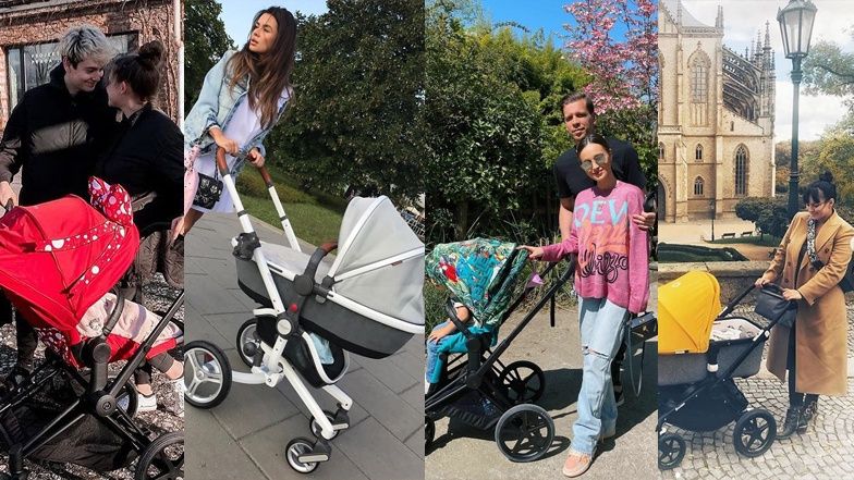 celebrytki wożą dzieci w luksusowych wózkach 