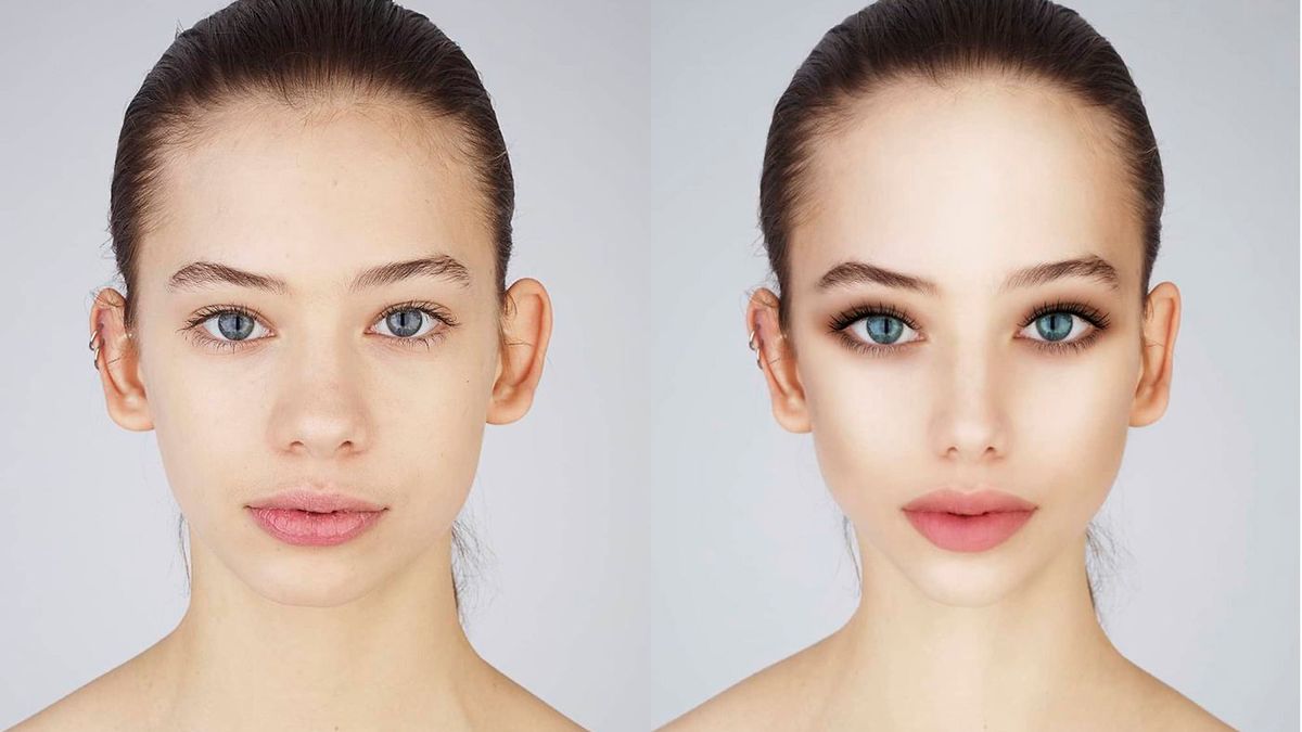 Przejdź na "wizualną dietę". Fotograf poprosił nastolatków o retusz swoich portretów 1