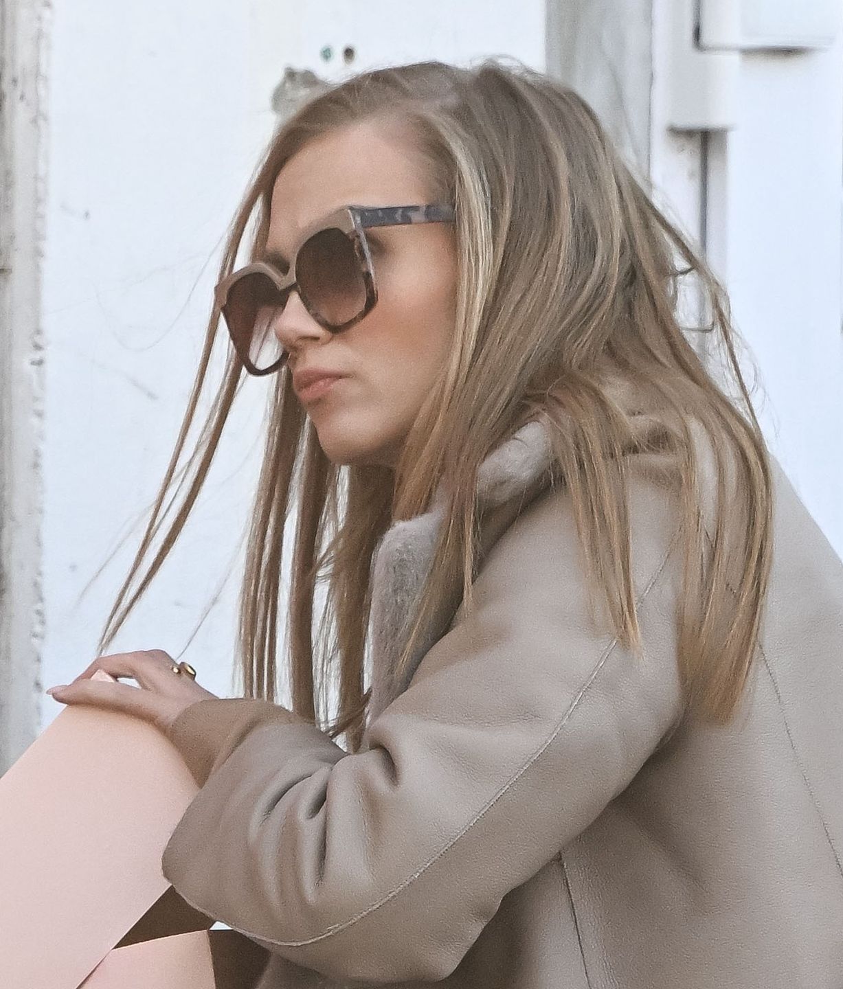 Agnieszka Kaczorowska pędzi na trening do "TzG"