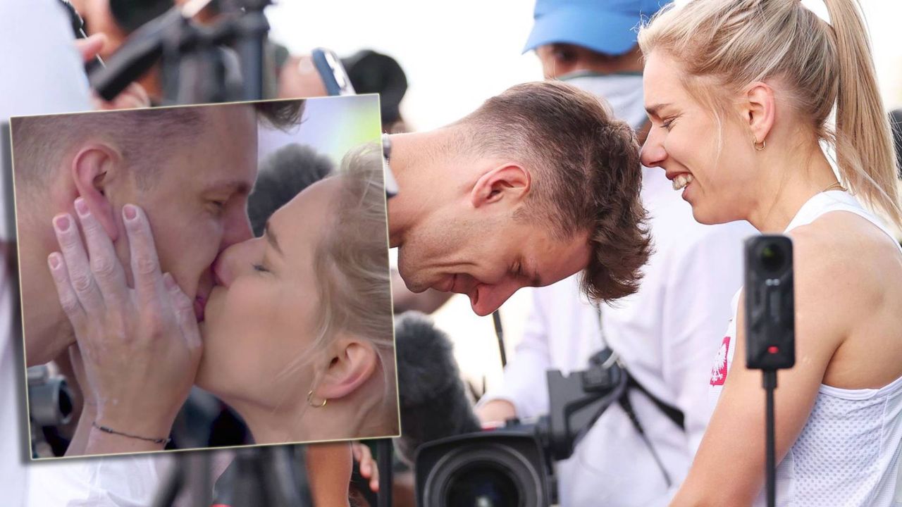 Romantyczne sceny na igrzyskach, Aleksandra Mirosław (fot. Getty Images, X)