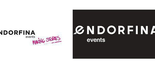 endorfina events odświeża identyfikację wizualną, claim "making stories"