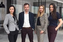 Od lewej: I.Nalbach, M.Jeżyk, M. Bińczyk, M. Kulik-Jastrzębska