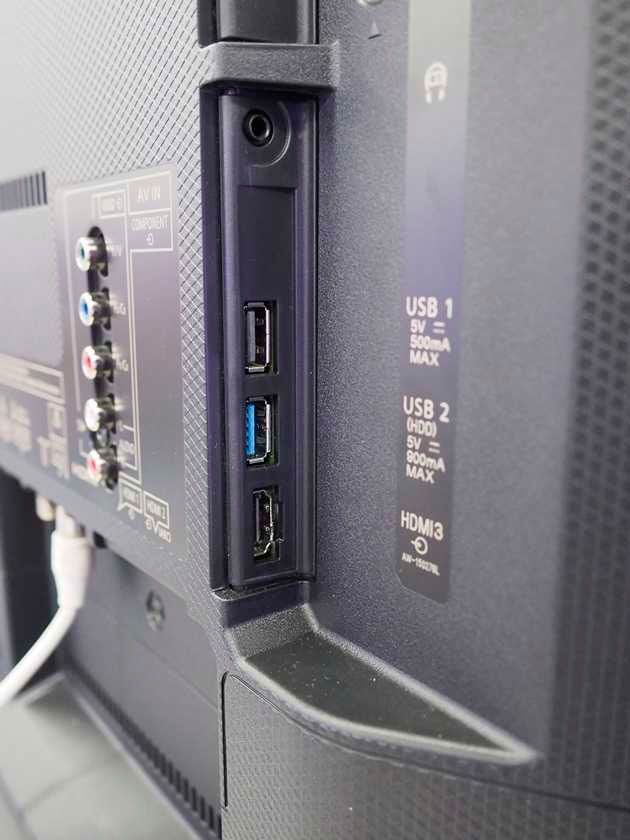 Panasonic 49EX633  - złącza