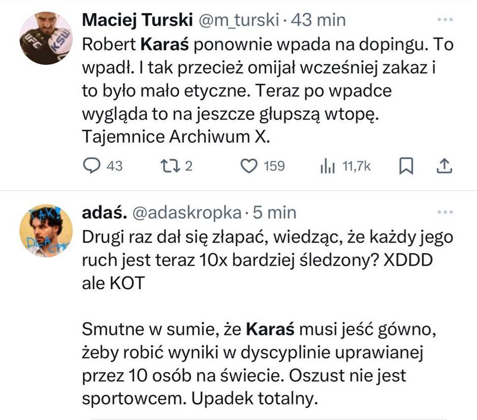 Internauci krytykują Roberta Karasia