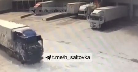 Magazyn ukraińskiej poczty. Przypadkiem zarejestrowano atak Rosjan