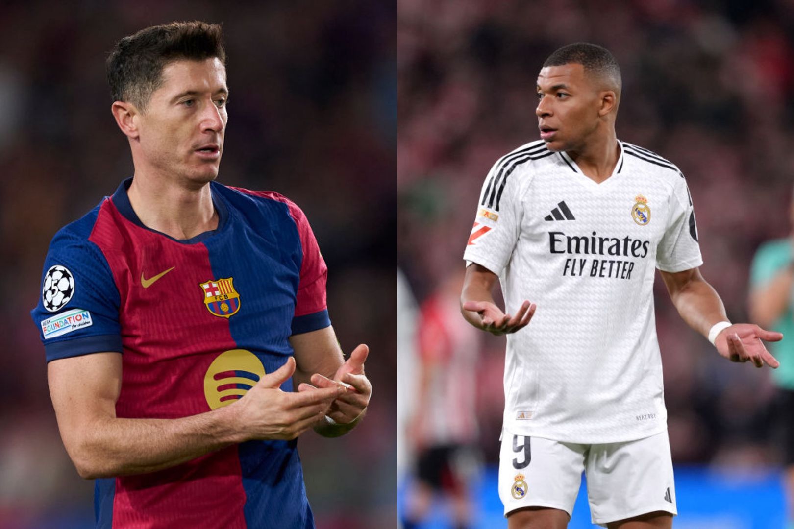 Lewandowski górą nad Mbappe. Liczby mówią wszystko